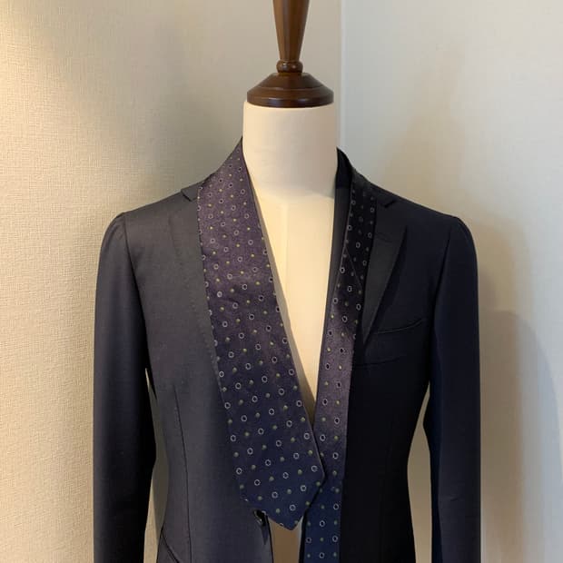 에르메네질도 제냐 도트넥타이 명품 이태리 100실크 A등급 8.8cm