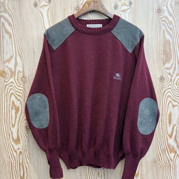 버버리 코만도 울 니트