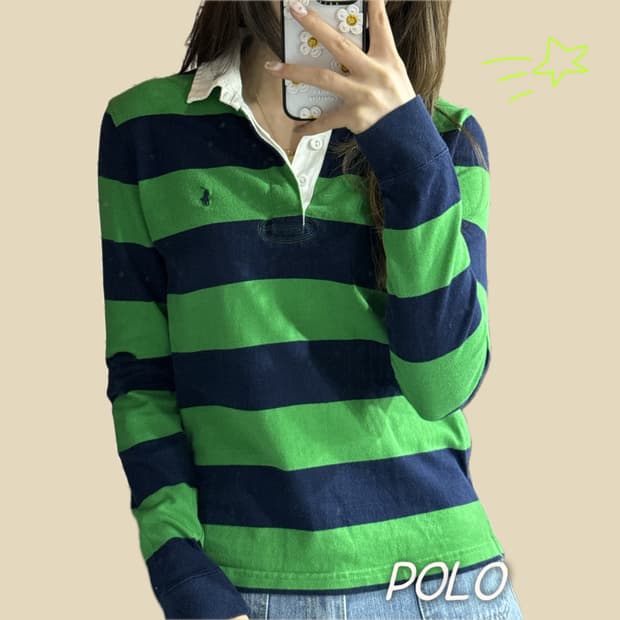 폴로 긴팔 티