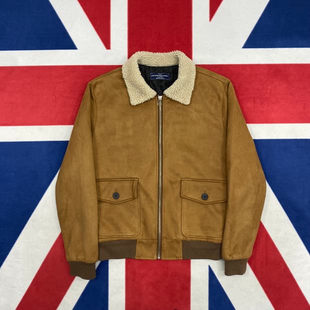 스웨이드 쉐르파자켓 L