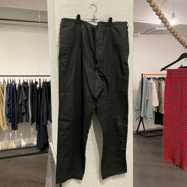 요지야마모토 수묵 염색 팬츠