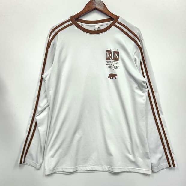 Kijun 화이트 롱슬리브