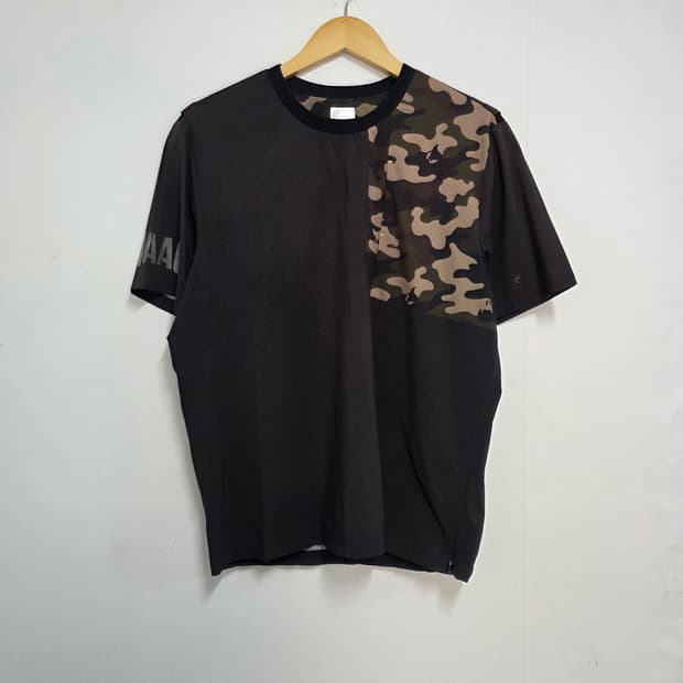 95 WAAC 골프 카모 다크브라운 우븐 반팔티셔츠