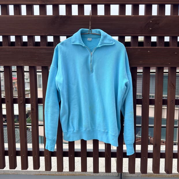 50s penney's quarter zip sweat