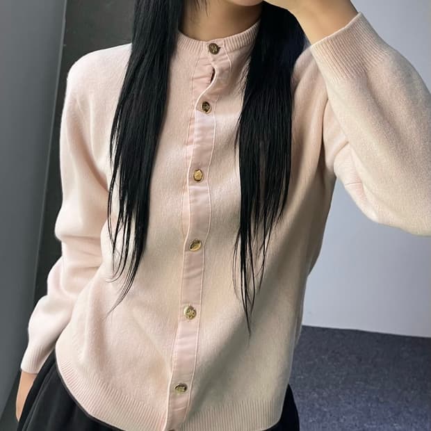 버버리 퓨어 울 가디건