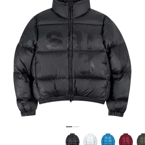 safarispot 사파리스팟 우먼 1/2 베이직 다운 재킷 패딩 블랙