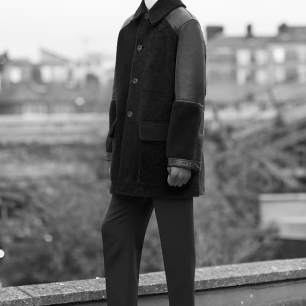 알렉산더 맥퀸 무스탕 코트