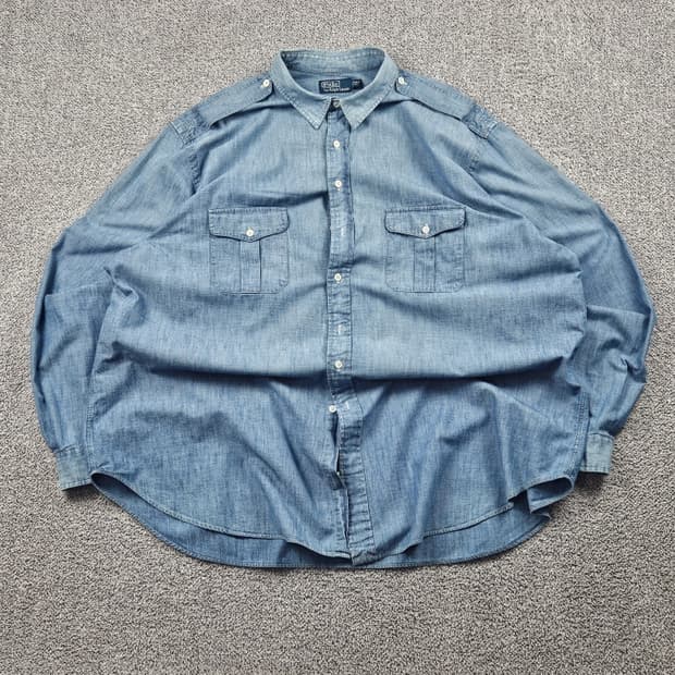 90's 폴로랄프로렌 데님셔츠 ( 3XL )  / 9738