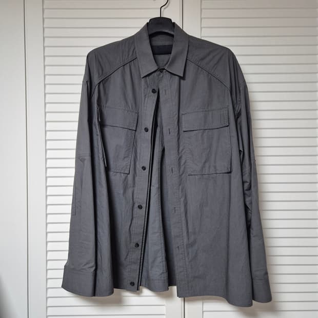 (46/105)JUUN.J 22FW 프론트 패널 레이어드 셔츠