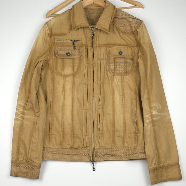 [L] Semantic Design 세만틱디자인 스티치 워싱 자켓