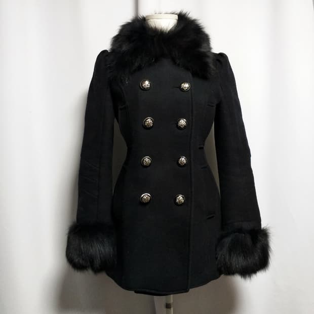 빈티지 코트 대장 y2k 공겜여주오네갸루 핀터깔 펑크고딕 핀터깔 유니크