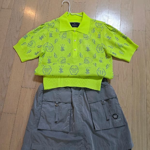 (정품)필립플레인 골프웨어 세트 S