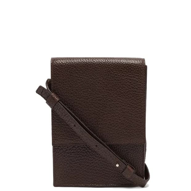 Lemaire Satchel Grained Leather Bag