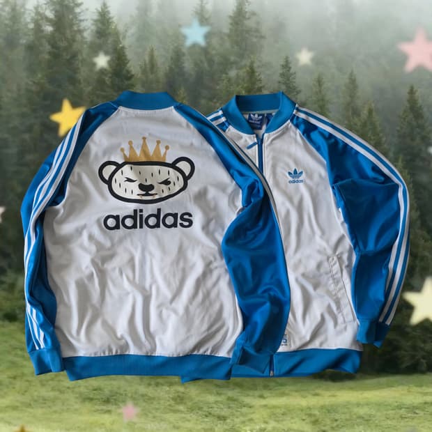 아디다스 25주년 니고 베어 트랙탑 져지