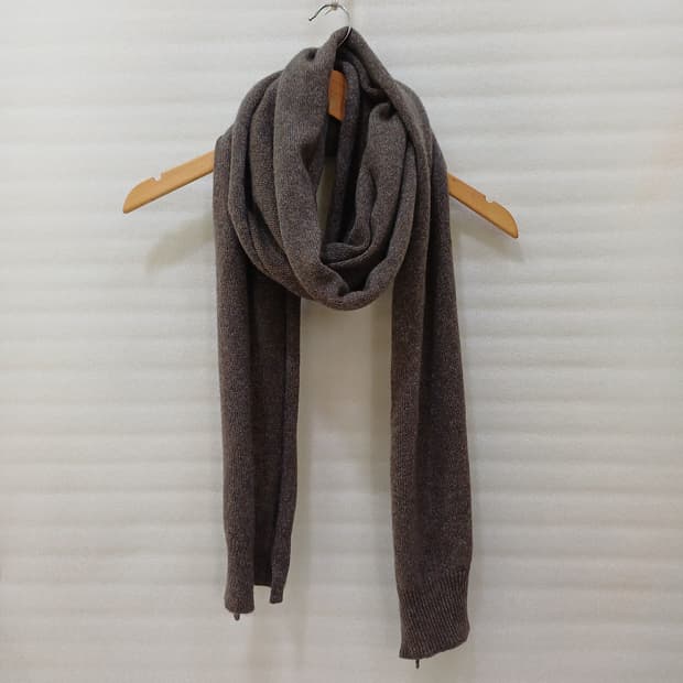 끌로에 울 니트 롱 머플러 목도리 훌륭 브라운멜란지 사랑봉봉