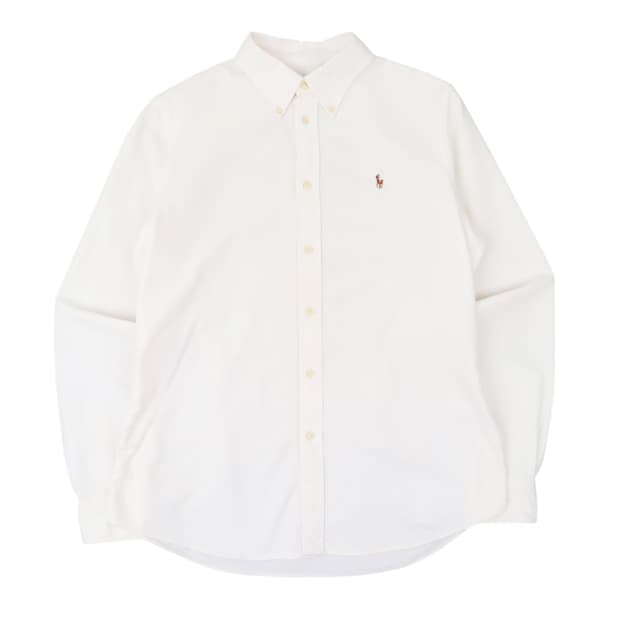폴로 랄프로렌 화이트 멀티포니 옥스포드 셔츠