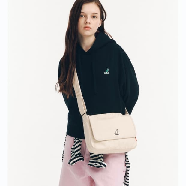 캉골 럭키 캔버스 미니 크로스백