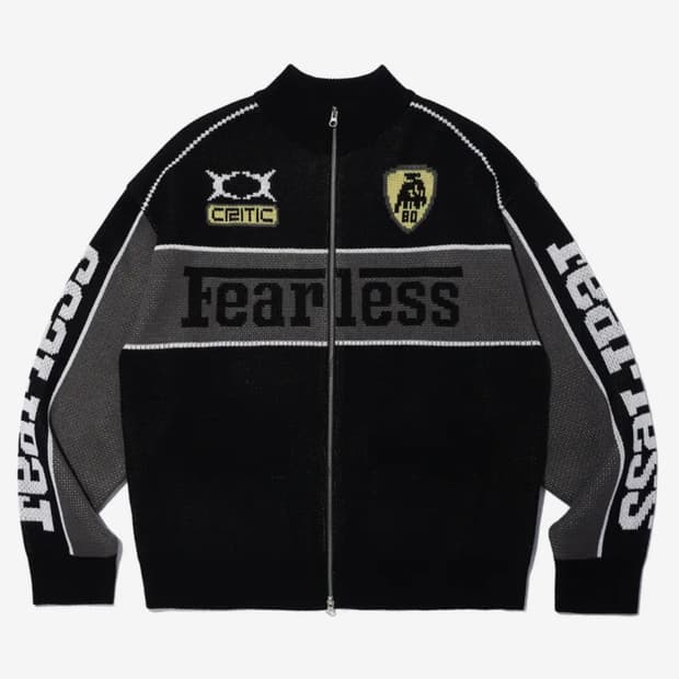 크리틱 Fearless 니트집업