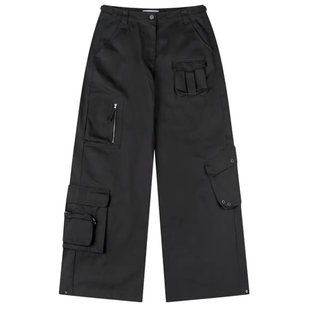 뚜오미오 포켓 카고 팬츠 차콜