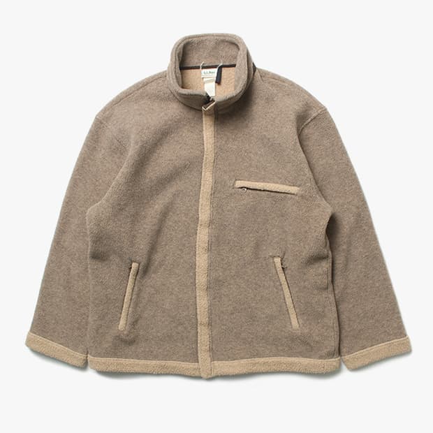 L.L BEAN "Beige Fleece Jacket"