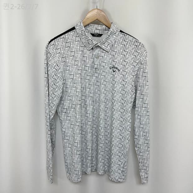 캘러웨이 남자골프  얇은 스판 긴팔티 100  GJ