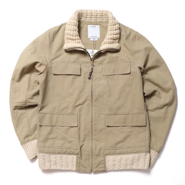 비즈빔 Visvim Redwood Knit Collar Jacket 
