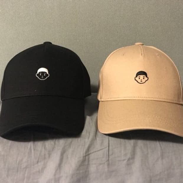 뉴발란스x노리타케 한정판 미사용 볼캡 블랙 & 베이지