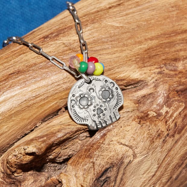 [NORTH WORKS]  SKULL & COLOR BEAD