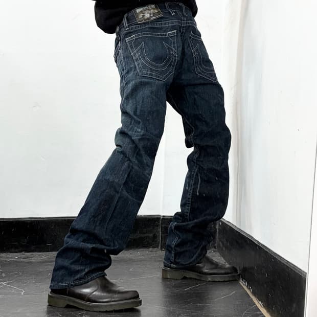 트루릴리전 월드투어 데님 팬츠