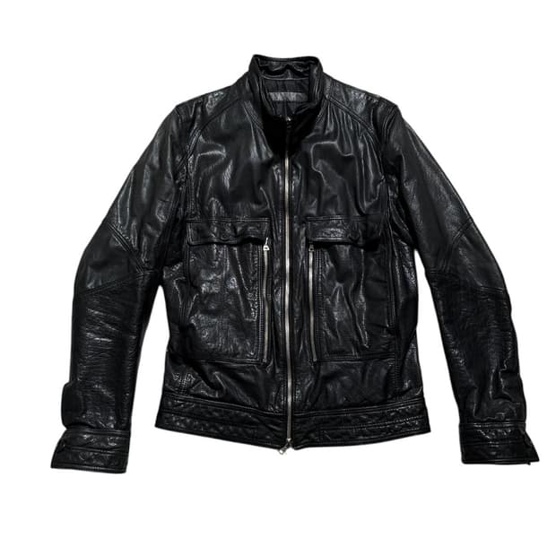 쉽 스킨 레더 자켓