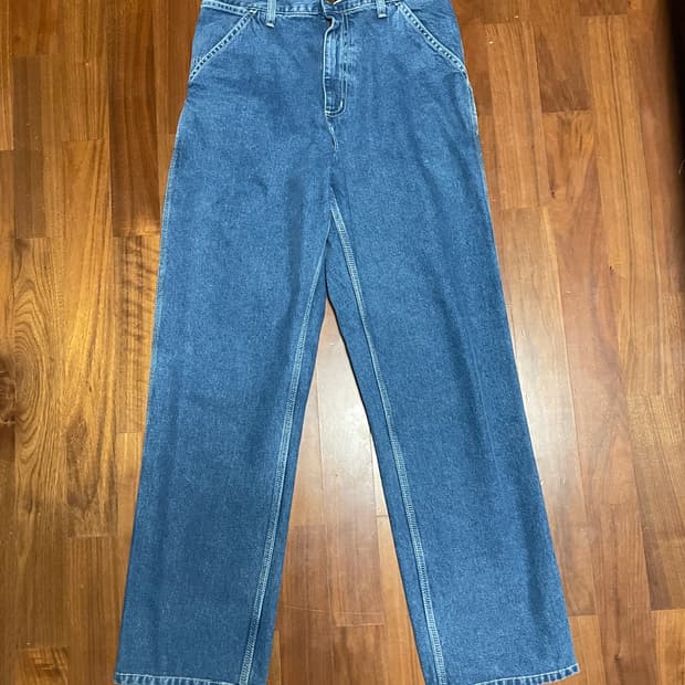 칼하트 심플 팬츠 데님 28x32