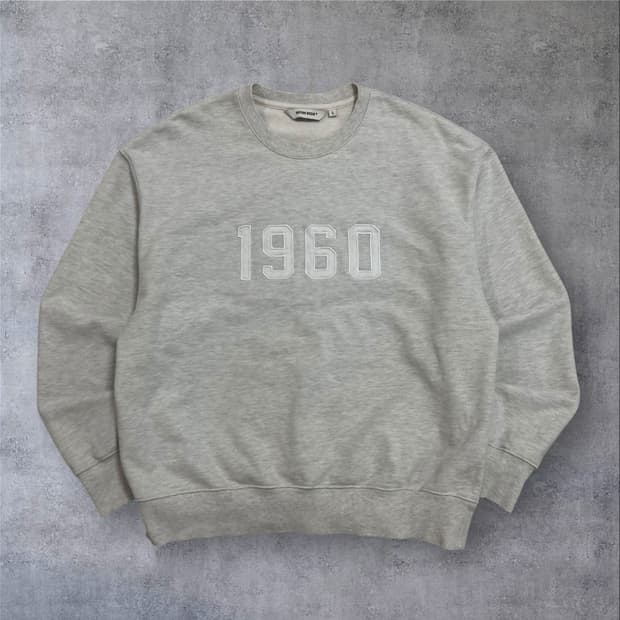 유니폼 브릿지 1960 로고 그레이 맨투맨
