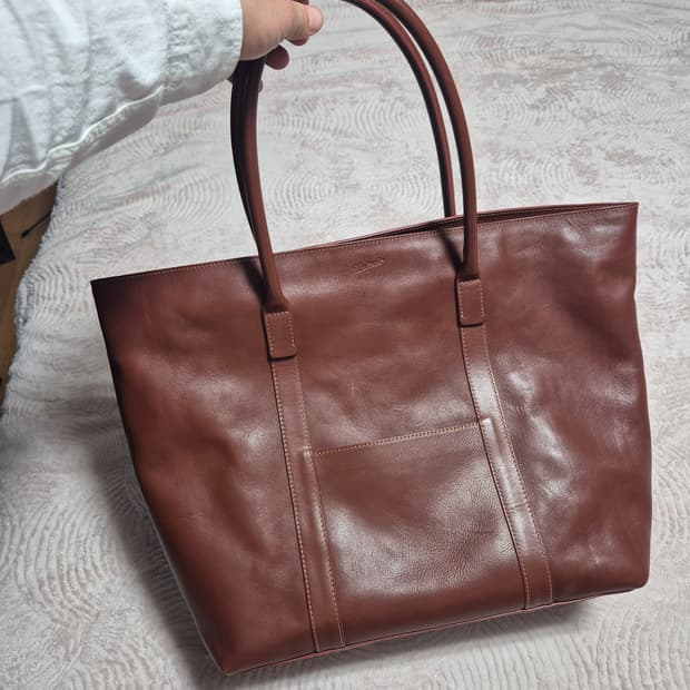 유니페어 토트백 탄 컬러