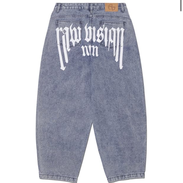 새상품)(L)노매뉴얼RAW VISION DENIM PANTS 와이드데님