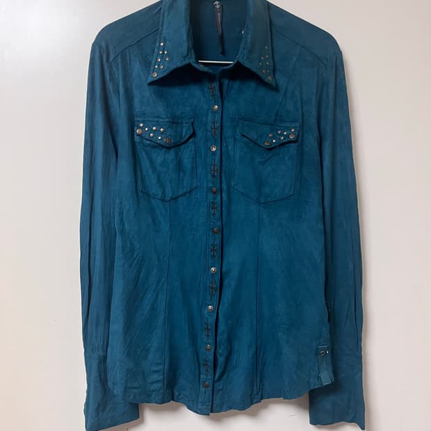 Ozz on ozz croce fake suede shirts