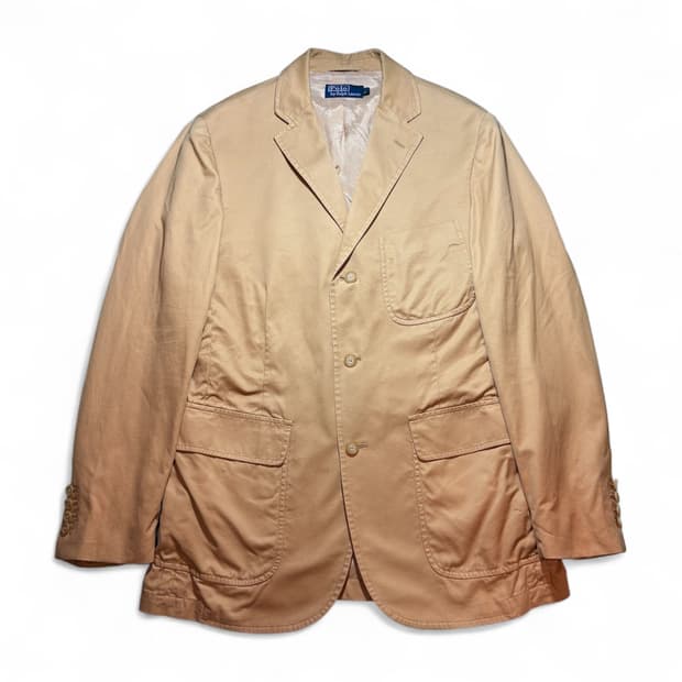 폴로 베이지 블레이져