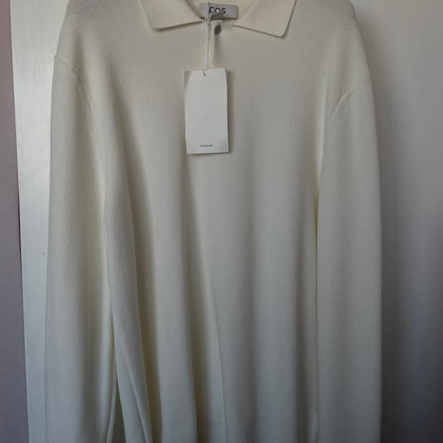 Cos/코스 긴팔 버튼 카라티