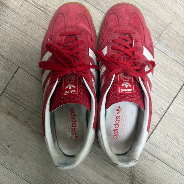 (급처)아디다스 가젤 인도어 스칼렛 275사이즈