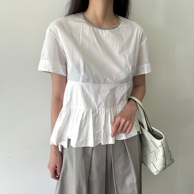 마르니 marni 반팔 블라우스