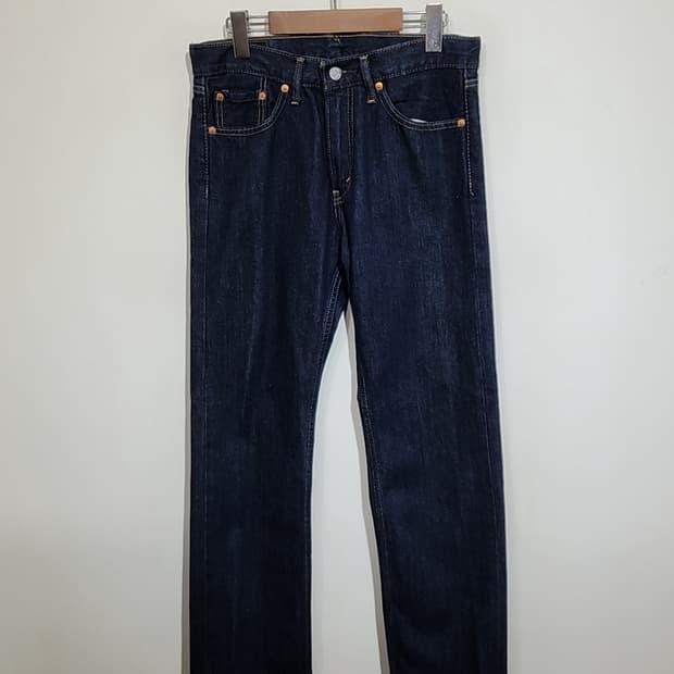 (30) 리바이스 505 청바지 진청 데님팬츠 140주년판 