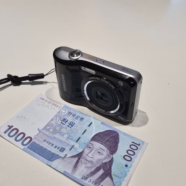 작례O 신품급 삼성 블루 vluu es28 디지털카메라 빈티지 디카