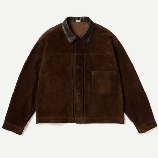 [구매] 26ss 아프레쎄 빈티지 스웨이드 레더 퍼스트 자켓 (2)