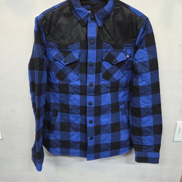 펜필드 버팔로 레드 패치워크 체크 셔츠자켓 m