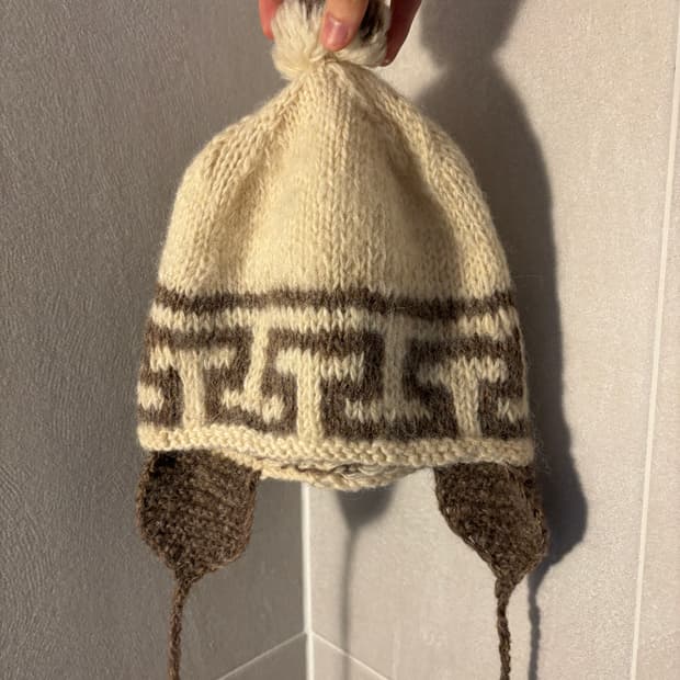 알파카 네팔 이어플랩 비니