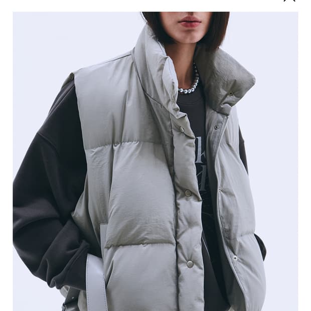 닉앤니콜 NN SHORT PADDING VEST 패딩조끼