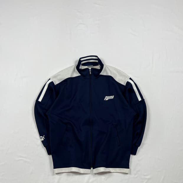 90‘s 푸마 puma 로고 집업저지 트랙자켓