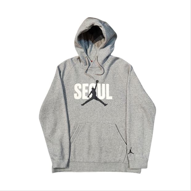 조던 후드티 그레이 2xl