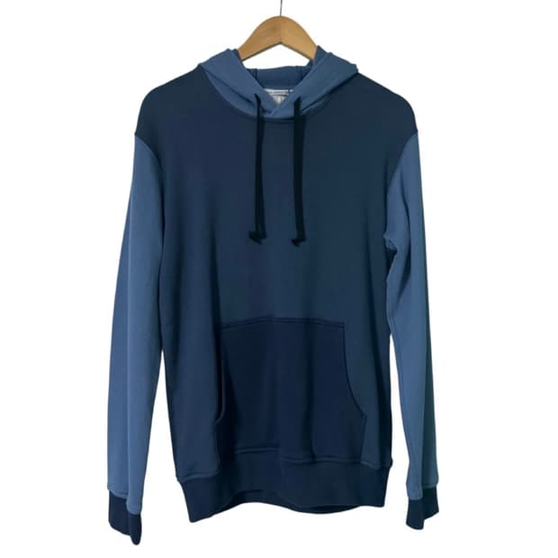 꼼데가르송 셔츠라인 후드티