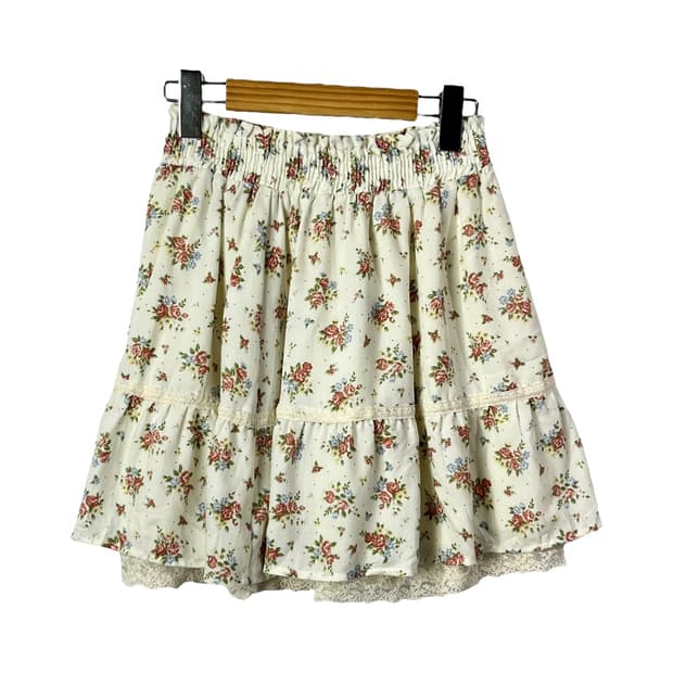 [Olive des olive] 러블리 플라워 미니 스커트