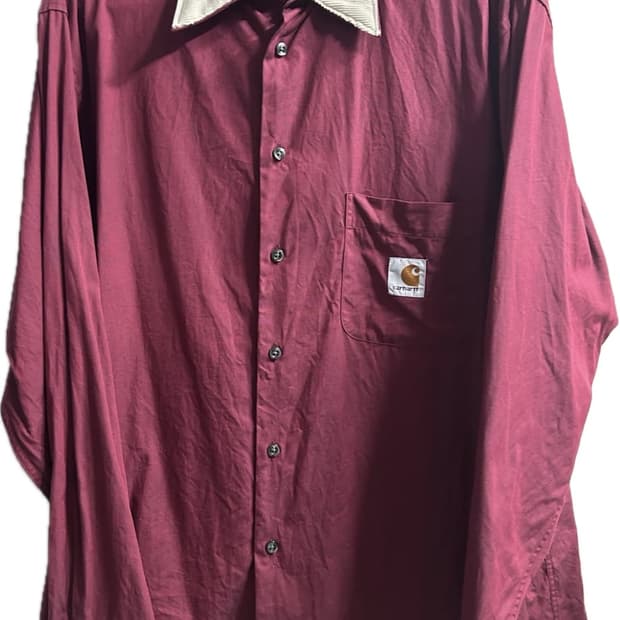 칼하트 us 셔츠 L사이즈 버건디